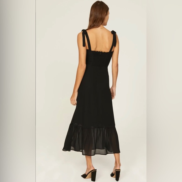 Reformation Nikita Maxi Dress in Black - Picture 8 of 8